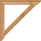 Ekena Millwork Traditional Slat Rough Sawn Bracket w/ Offset Brace, Western Red Cedar, 6"W x 40"D x 40"H BKT0604X40X40TRA06RWR - alternate 3
